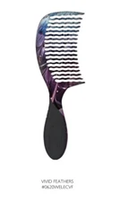 Wet Brush Professional Detangling Comb - ELECTRIC DREAMS - Vivid Feathers