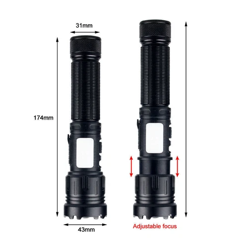 1000000 Lumen Taschenlampe COB LED USB 5000 Meter Taktisches Fackel Arbeitslicht - Bild 7 von 12