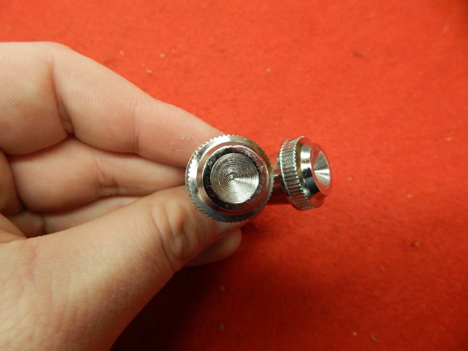 2 NOS 65 66 Ford Galaxie 500 XL LTD Country Sedan Radio Knobs #C5AZ-18817-B - Image 4 of 4