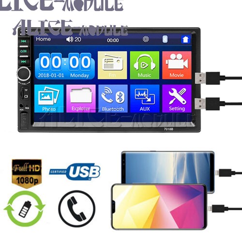7in 7018B Double Car GPS Radio MP5 Player Touch Screen bluetooth,no Camera B2AM - Picture 3 of 9