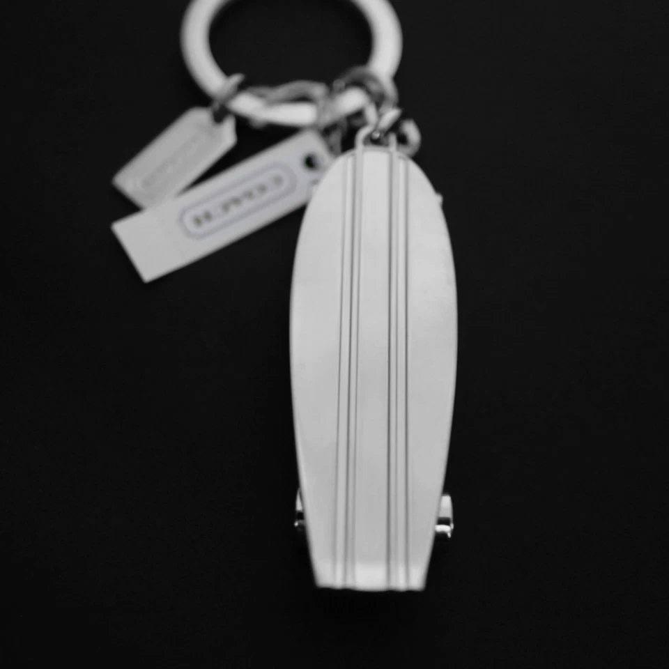 Новый с Ярлыками тренер никель серебро ролик скейтборд брелок кольцо для ключей брелок серебро новый  - Изображение 2 из 4