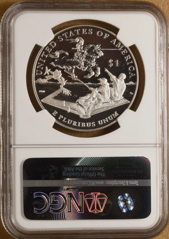 :2016-P $1 Mark Twain Commemorative Silver Dollar NGC PF70UC Rarity R3 Top-Pop - Image 2 of 2