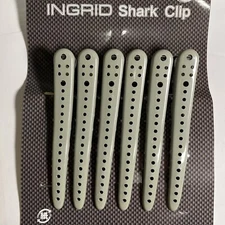 Hair Styling and Sectioning clips INGRID Shark Clips - SET [6 Pieces]