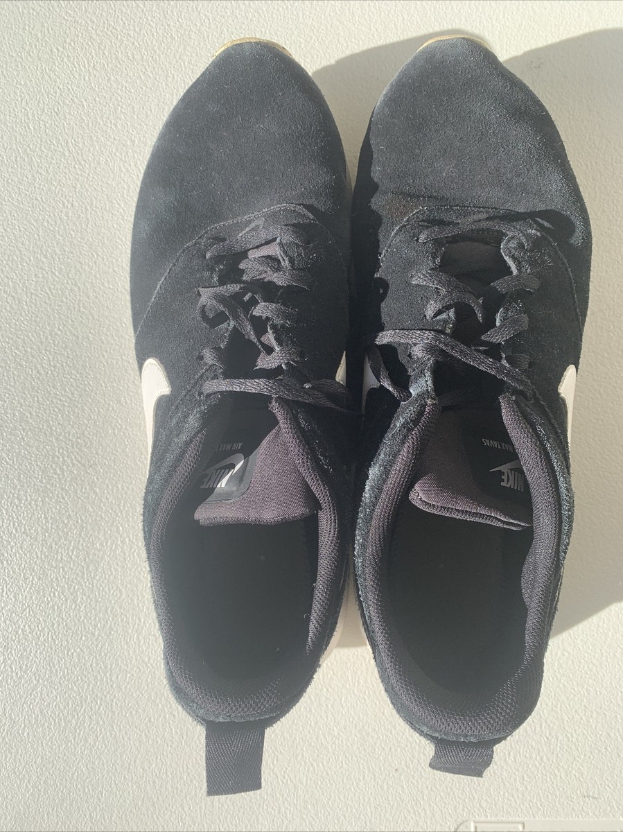 Nike Air Max Tavas Mens 802611-001 Black suede Leather  display picture 2
