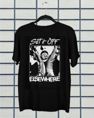 NEW Set It Off band else where black T-shirt Unisex All sizes 2F497