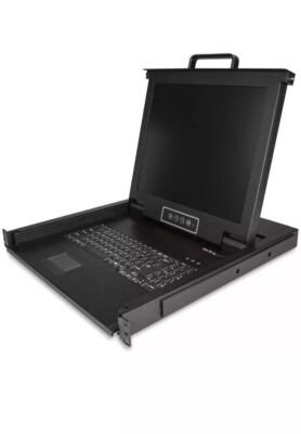 StarTech 1U 17'' LCD Monitor Rackmount KVM Console RKCONS1701