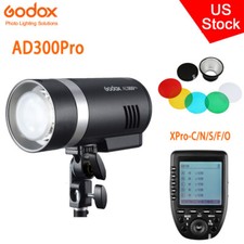 US Godox AD300pro 2.4G TTL HSS Outdoor Reflector Flash XPro-C/N/S/F/O Trigger