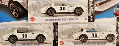 Corvette Grand Sport Roadster #14 3/10 2023 Hot Wheels Lot of 3