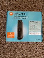 Motorola AC1900 Wifi Router 16x4 Cable Modem Xfinity COX Spectrum Comcast