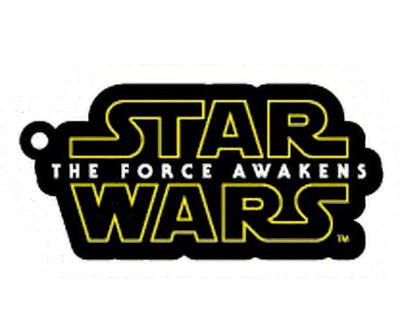 Star Wars Force Awakens Logo - Gummi Schlüsselanhänger / rubber keychain