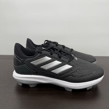 Adidas Adizero Purehustle 3 TPU Black Silver Softball Cleats Womens Size 8.5 NIB