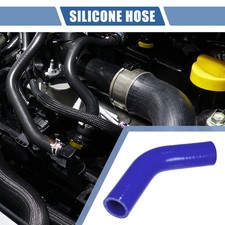 28mm 1.10 Id 102mm 4.02 Length 45 Degrees Blue Car Silicone Hose Universal