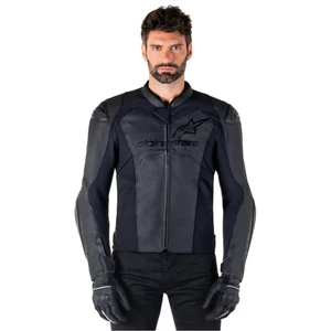 Alpinestars Faster V3 Leather Motorbike Jacket - Ce, Shoulder / Elbow Protection