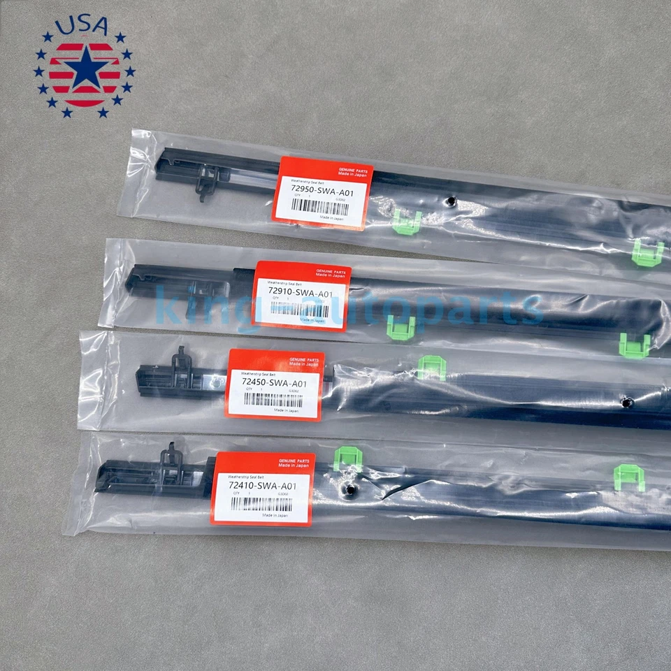 New Outside Window Moulding Trim Weatherstrip Seal Belt For Honda CR-V 2007-2011 - Изображение 2 из 4