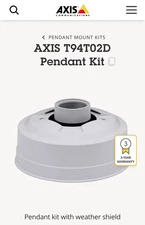 5 of The Axis T94T02D Outdoor Weather Shield Pendant Kits New Unopened In Box
