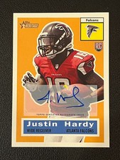 Justin Hardy 2015 Topps Heritage Rookie Auto Falcons 