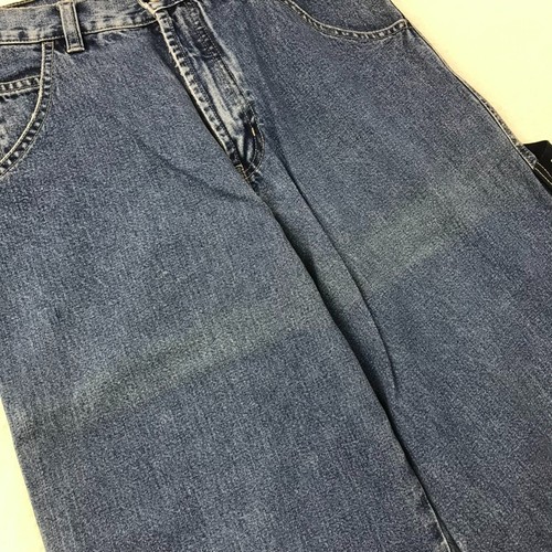 Vintage Unionbay Jeans Carpenter Boys 12 Blue Denim Y2K Skate Baggy Loose Surf - Picture 4 of 13