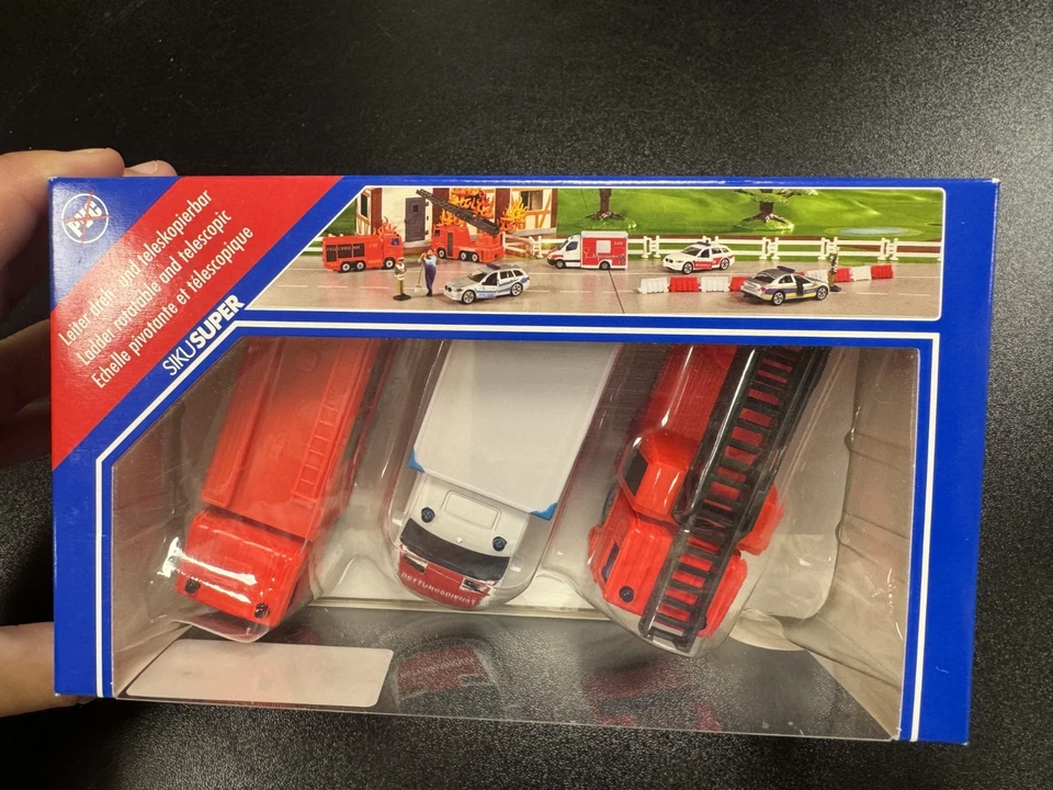 SIKU 6326 - SET 3 FURGONI PRONTO INTERVENTO - NUOVO - SIGILLATO - Immagine 3 di 4