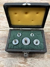 Vintage 100g Scale Weight Set In Case Five Weights 50g 20g 10g Marked “YA”