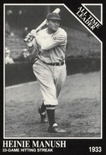 Heinie Manush 1991 Conlon Collection TSN #270 Washington Senators