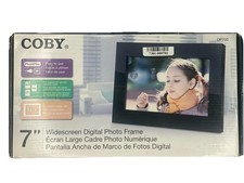 Coby DP700 7" Widescreen Digital Picture Frame   See Photos