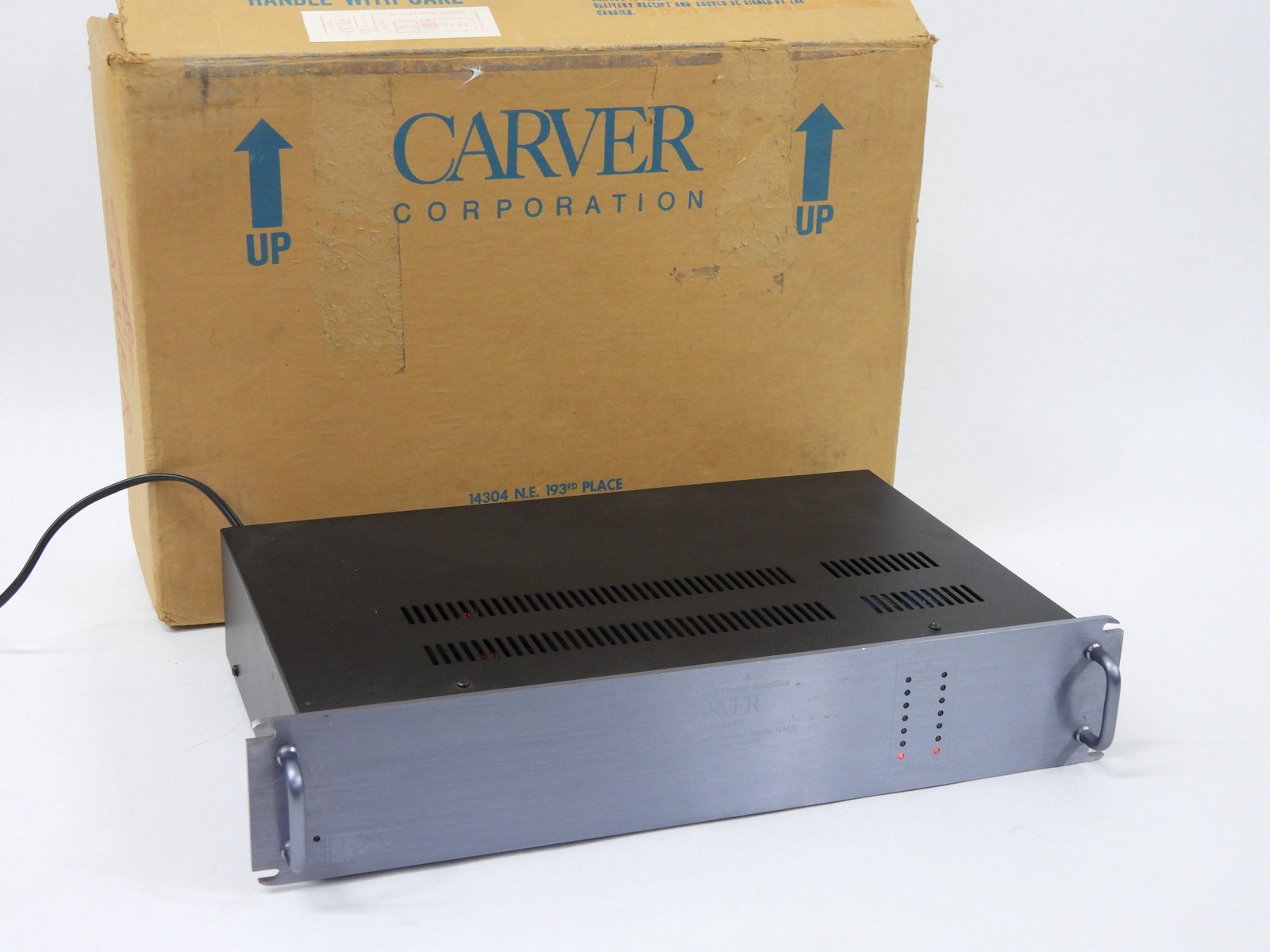 Carver M-1.5 Vintage Magnetic Field Stereo Amplifier (original box, excellent)