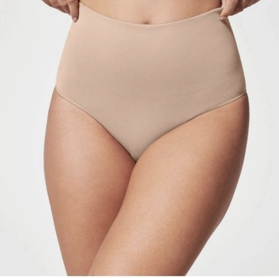 Spanx Everyday Shaping Brief Soft Nude Sz M 2 Pair