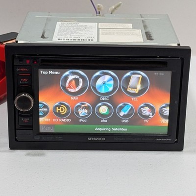 Kenwood GPS Navigation System DNX570HD CD/DVD HD Radio Bluetooth Tested Working