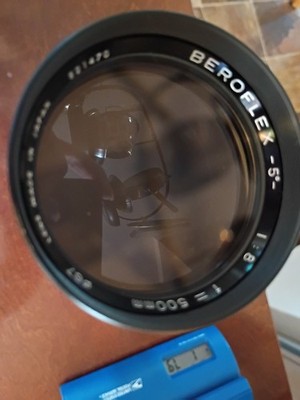 Tele Beroflex -5 Lens 1:8 F=500 #821470 (USED) with case