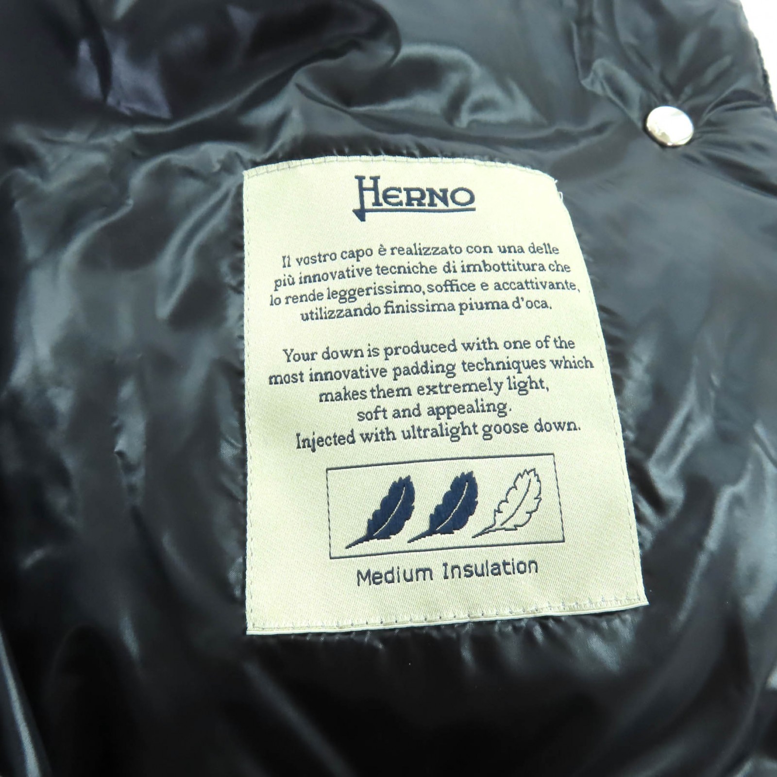 Pristine Herno Down jacket AMINTA black Nylon Wom… - image 8