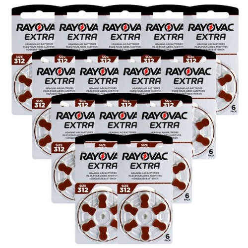 84 Rayovac Extra Fortgeschrittene Größe 312 Mf PR41 Hör Aid batteries 1.45V Zink