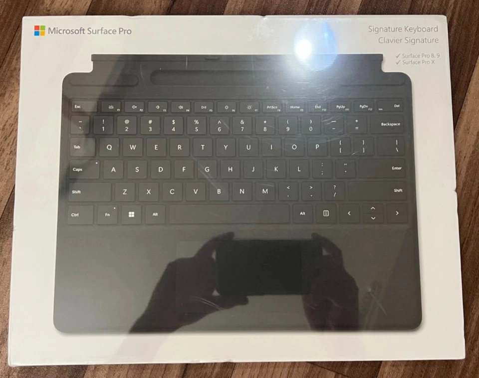 Microsoft Surface Pro Signature Keyboard Pro 8 9 X Alcantara Schwarz Model 1864