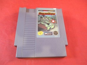Break Thru (Nintendo NES) w/ Box game WORKS! BreakThru