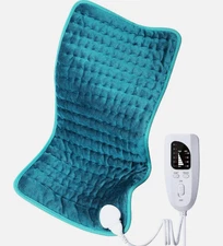 Electric Heating pad for Back/Shoulder/Neck/Knee/Leg Pain Relief, 6 Fast Heating