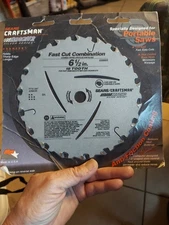 Sears/Craftsman 10 In 80-Tooth Carbide Woodworking Miter Table Saw Fine Blade