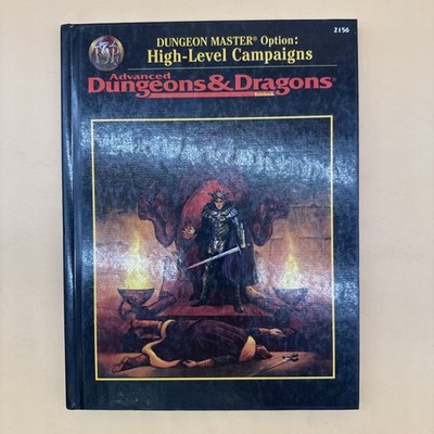 Advanced Dungeons & Dragons: Dungeon Master Option High-level Campaigns TSR 2156