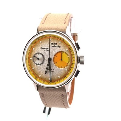 Studio Underd0g ST-1901B gelbes Zifferblatt Unisex-Uhr
