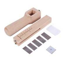 Holz Lederschneider Verstellbarer Riemen Gürtelschneider DIY Craft Tool Mit 5...