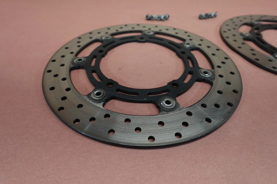 Discos de rotor de freio dianteiro 2004-2009 YAMAHA FZ6-S FZ6S FZ6 FZ600 - Imagem 4 de 4