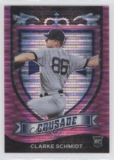 2021 Panini Chronicles Crusade Pink Pulsar Prizm Clarke Schmidt #17 0a3
