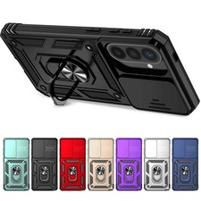For Samsung Galaxy A57 A37 A17 A06-A56 Magnetic Ring Stand Case W/ Lens Cover