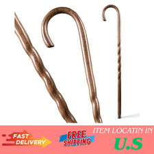 Handcrafted Wood Walking Cane, Twisted Oak, Crook Style Handle, for Men  Women,