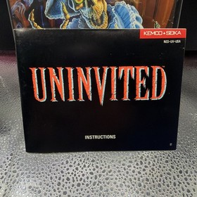 NES UNINVITED CIB 1991 AUTHENTIC TESTED WORKING