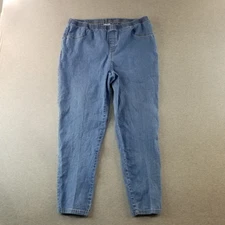 Just My Size Jeans Women Sz 2x Pull On Stretch Waist LightMedWash Normcore Comfy
