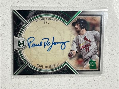2018 Topps Museum Collection 1/1 Paul DeJong #AA-PD Auto St Louis Cardinals