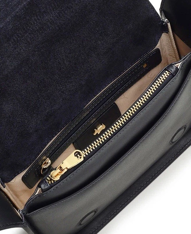 Radley London Westwell Ln Small Leather Flapover Crossbody Black MSRP $238 NWT - Image 3 of 4