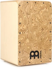 Meinl Percussion Woodcraft Professional Series Cajon - Makah Burl Frontplate