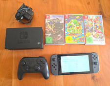 Nintendo switch 1 (2020) + Spiele + Pro Controller + 256 GB SD