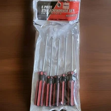 Vintage MASTERTECH 5 Piece Star Screwdriver Set Tools T-10/15/20/25/30
