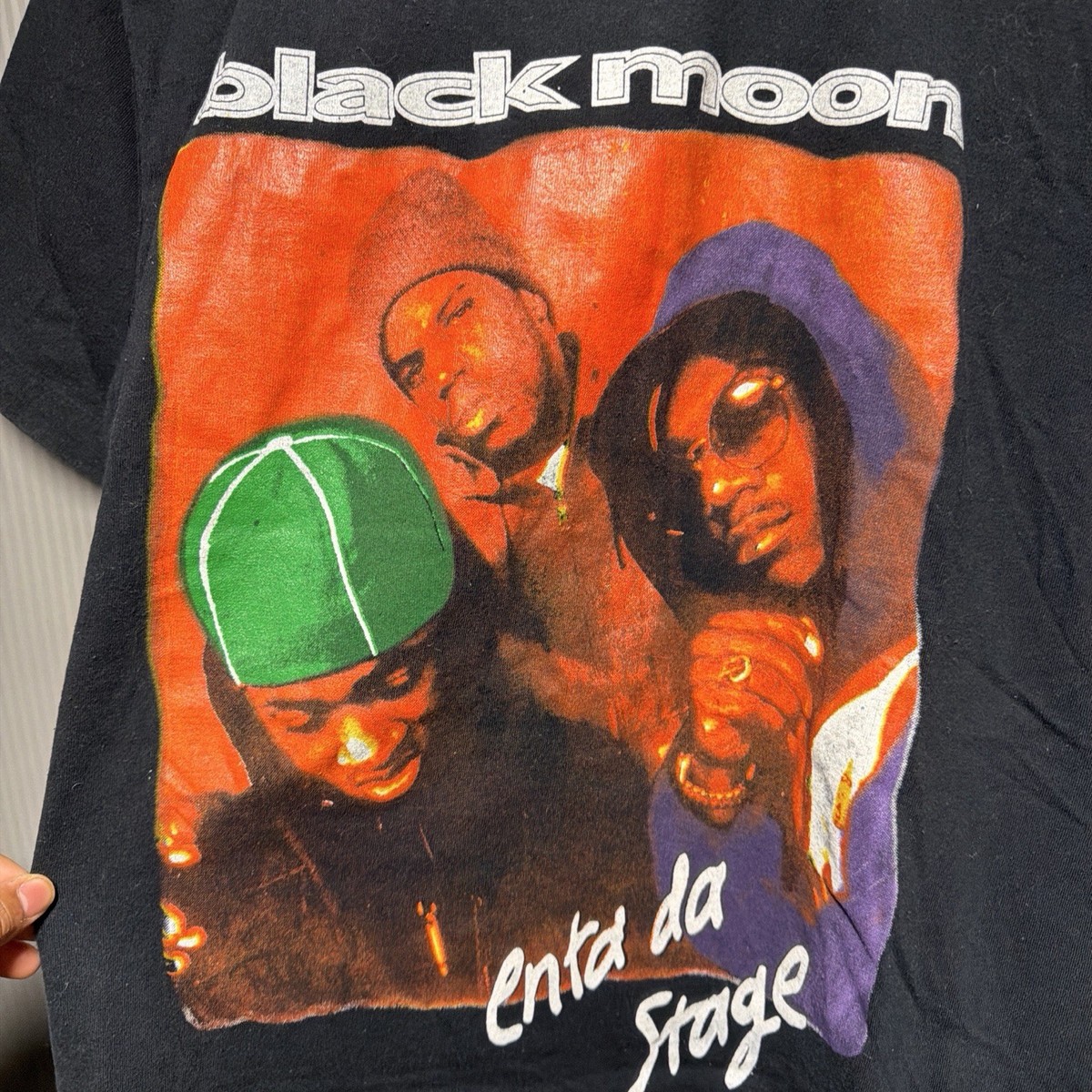 Very Rare Vintage 90's Rap Hip Hop Black Moon – Enta Da Stage Rap